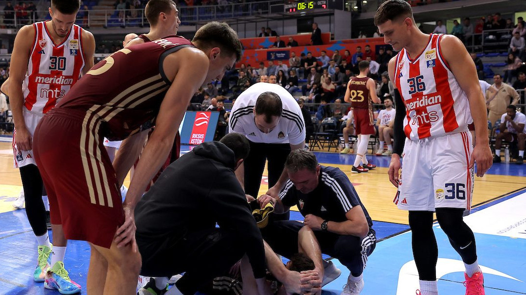 Kuzmić povredio koleno, Teodosić se hvatao za glavu