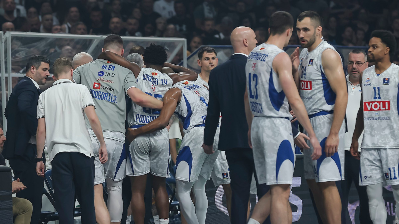 Katastrofa za Budućnost: Teška povreda Rajta već u drugom minutu (VIDEO)